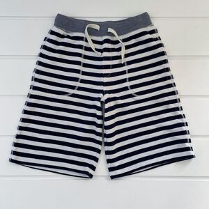 Crazy 8 Boys Striped Shorts Size XL 14 White Blue